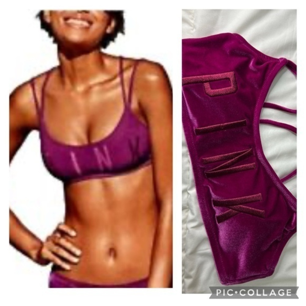 PINK velvet Swimwear top size L